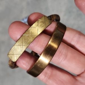 2 vintage handmade bracelets
